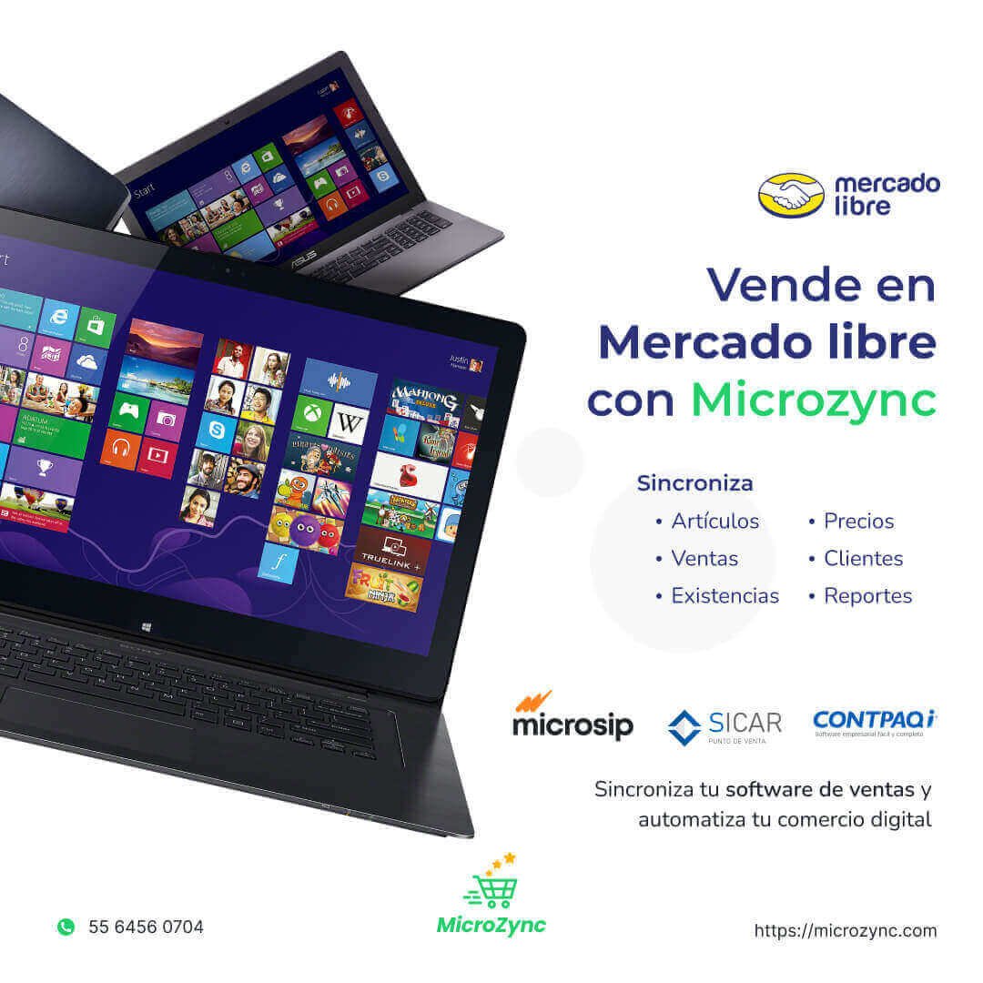 Vende en Mercado Libre con Microzync