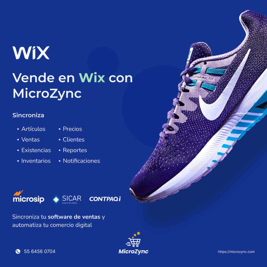 Vende en Wix con Microzync